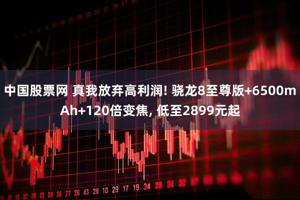 中国股票网 真我放弃高利润! 骁龙8至尊版+6500mAh+120倍变焦, 低至2899元起